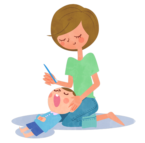 成長に合わせたケアで未来の歯を守ります