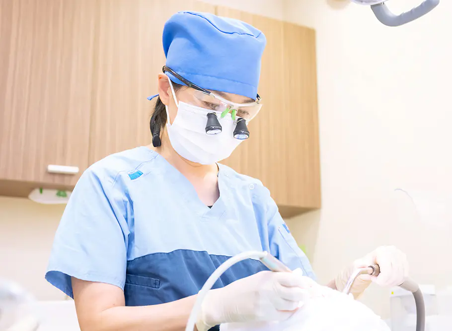 患者様の歯の状態に合わせて適切な方法を提供します