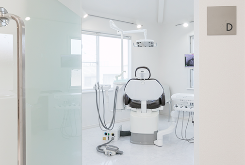 ①外観②キッズスペース③診療チェア