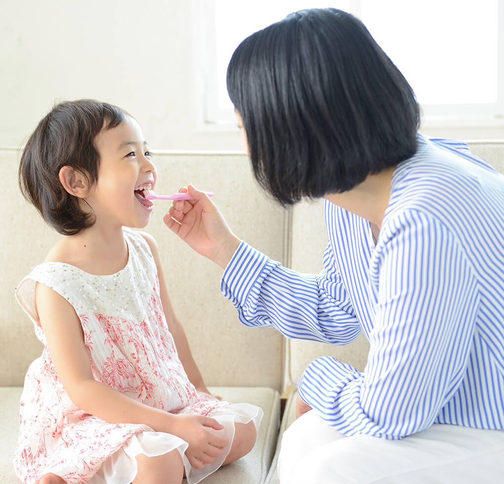 年齢に合わせた虫歯予防を行っています