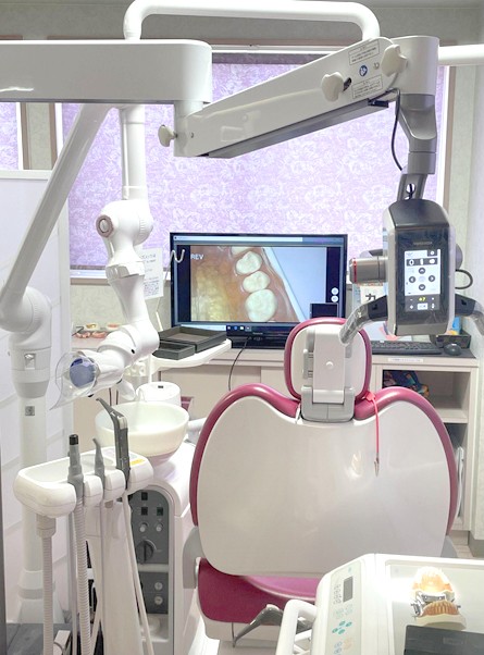 ①診療ユニット ②キッズスペース ③スロープ・手すり