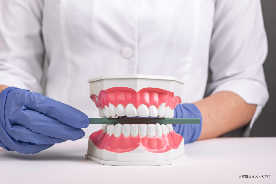 ①受付 ②医院外観 ③イメージ写真