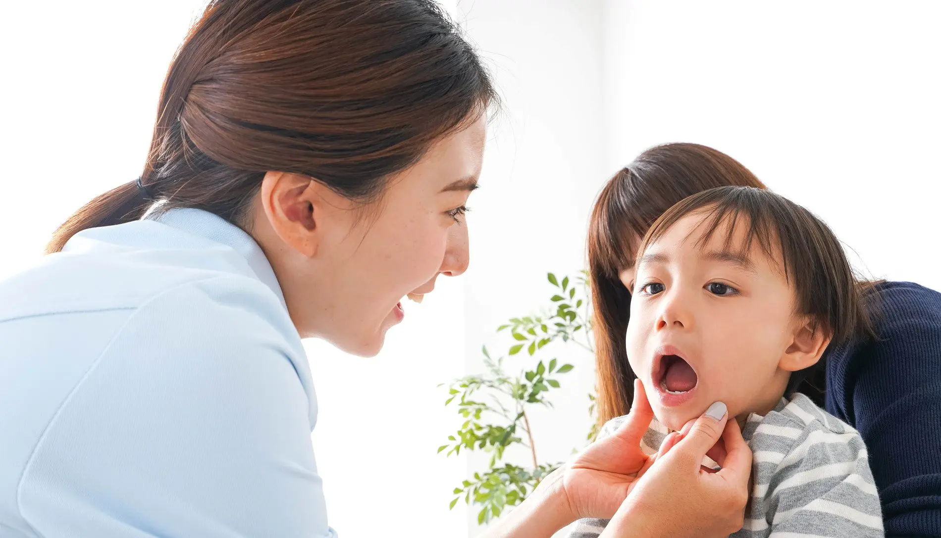 お子様一人ひとりの性格や成長に合わせた丁寧な診療を行っています