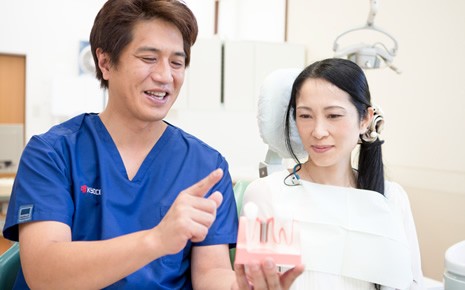 院内と同等の治療が受けられます