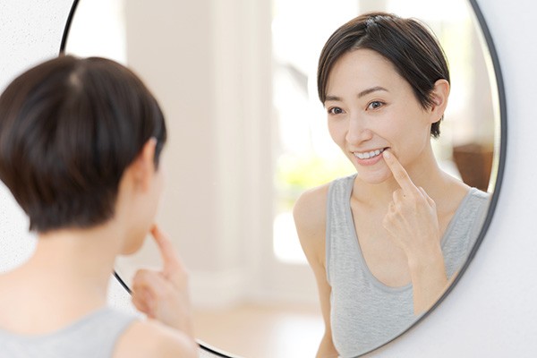 綺麗な口元に