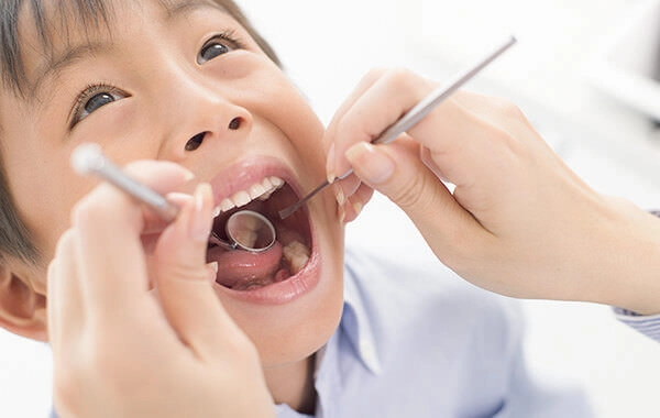 歯医者に慣れるよう無理のないペースで進めています