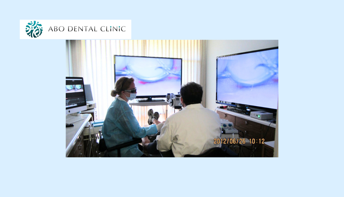 ①英保歯科・矯正歯科②受付③3D デジタル顕微鏡