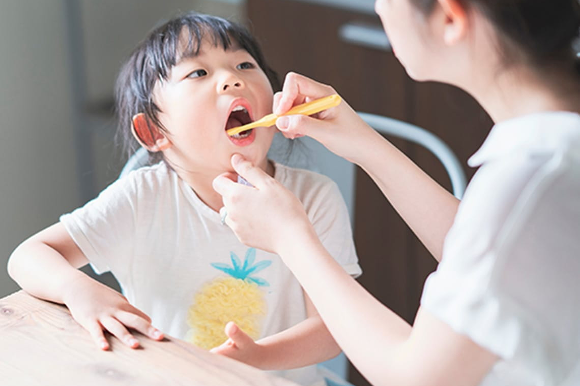 お子様の口腔環境は常に変化し続けています