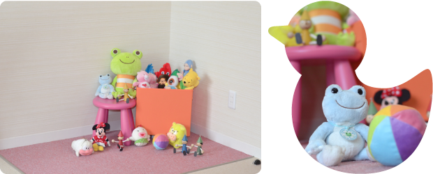 キッズスペースを用意しています