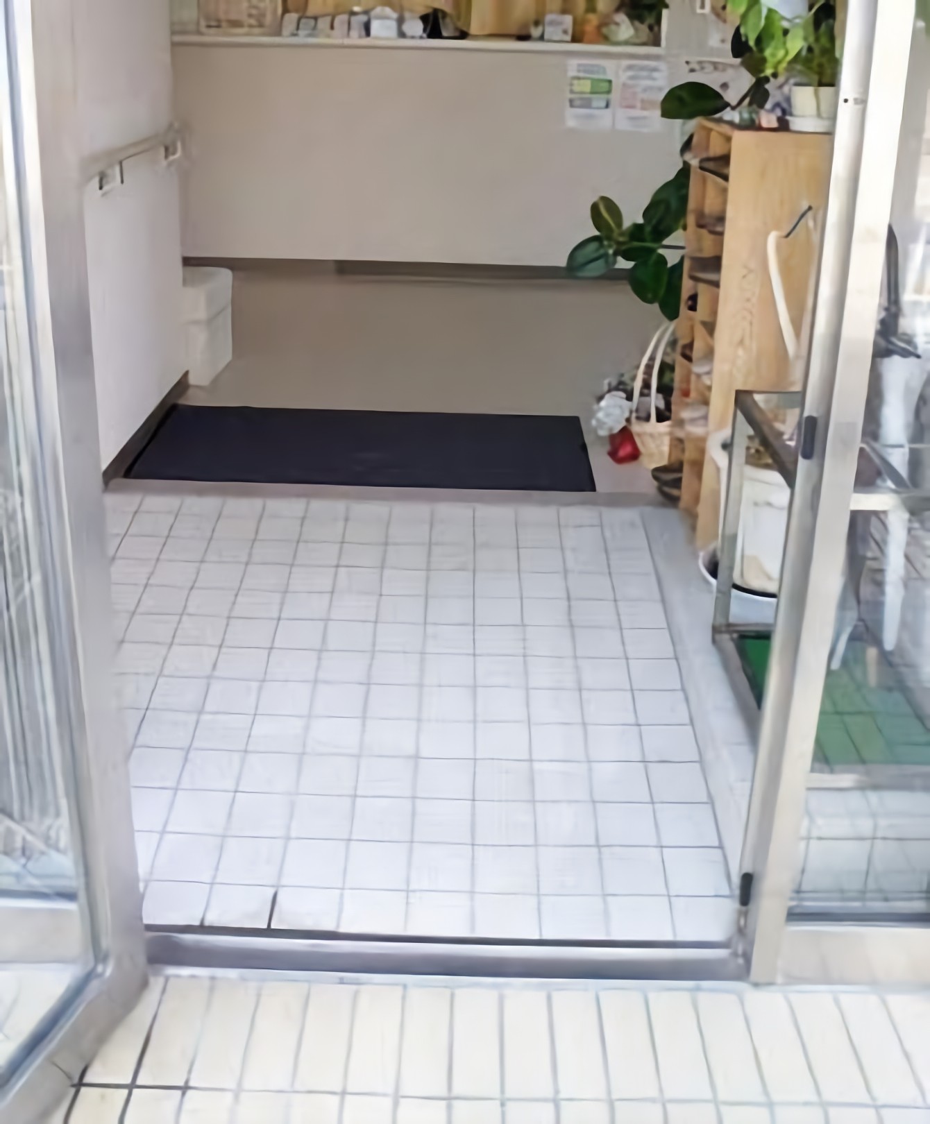 段差のない玄関