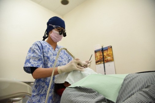 「健口」という考え方を大切にし、お口の健康が全身の健康維持につながることを地域の皆様へ伝えています。