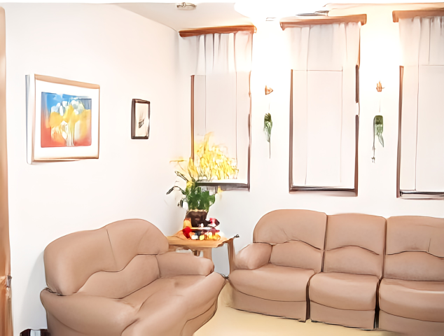 ①待合室②治療室③外観