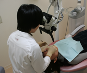 なるべく削らない、なるべく神経を残す治療を行います