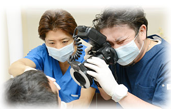 歯科技工士と連携し完成度の高さを追求します