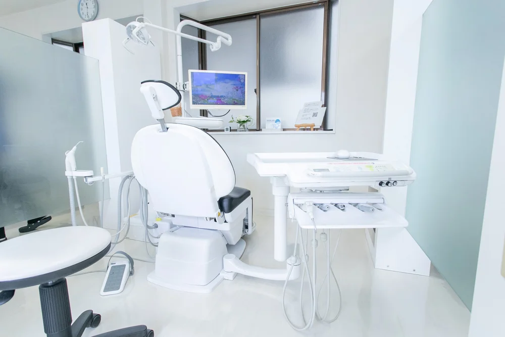 ①診療室 ②受付 ③待合室