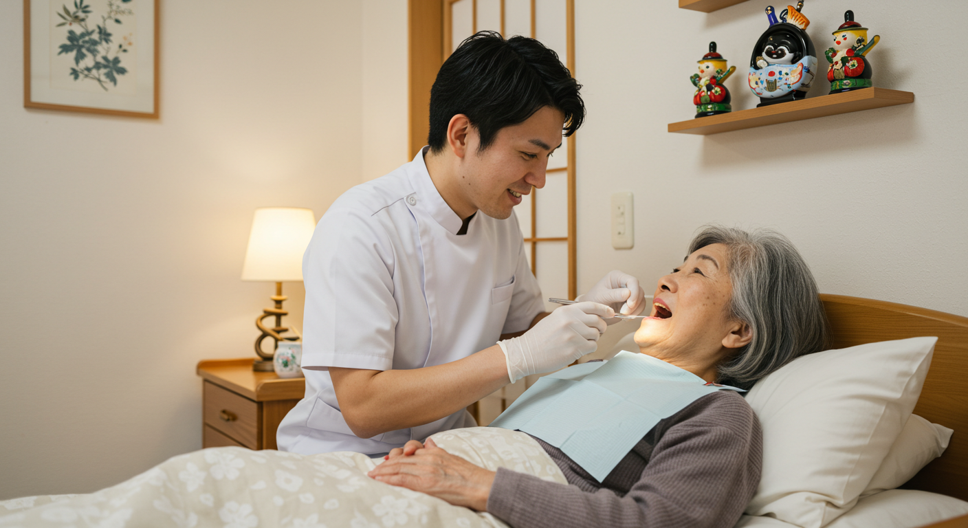 自宅で受けられる安心の歯科治療