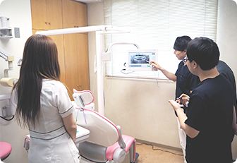 チームの連携を大切にしています