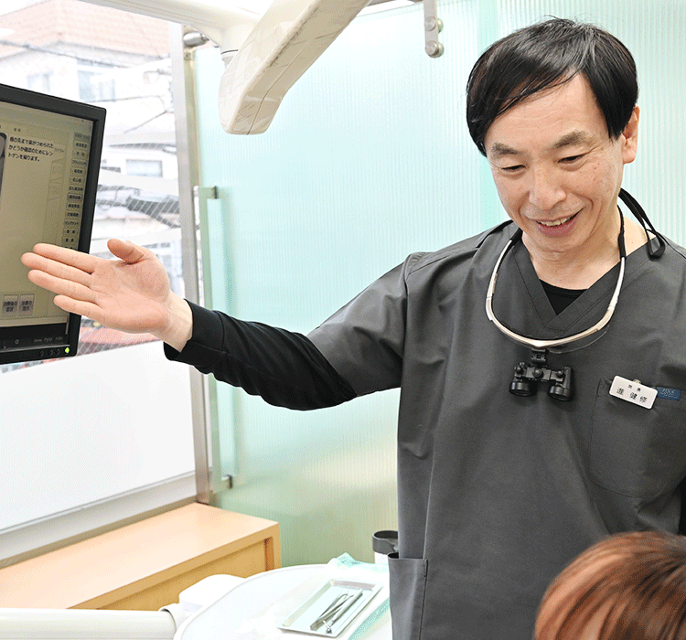 予防歯科を通じて「毎月通う歯医者さん」を目指しています