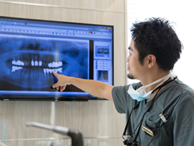 治療方針説明の様子