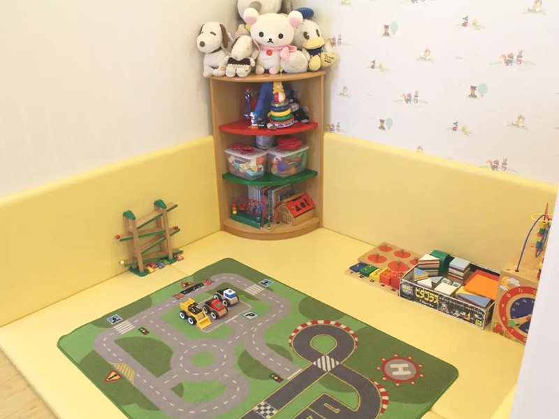 キッズコーナーがあるので楽しくお子様が過ごせます
