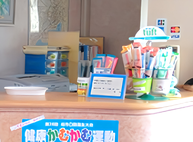 ①外観②受付③診療室