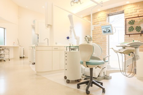 ①外観②受付③診療室