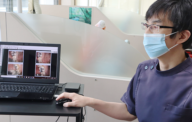 定期検診とフッ化物塗布で生涯の口腔健康をサポートしています。