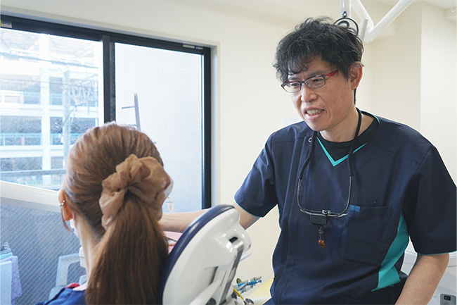 患者様の心に寄り添った丁寧な説明