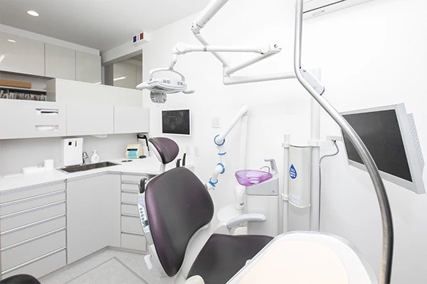 ①受付②待合室③診療室