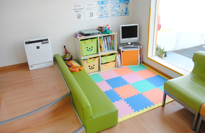 キッズスペースがありお子様も通いやすい