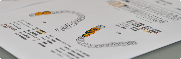 口腔内の健康状態を総合的に診断する歯科ドックを提供しています