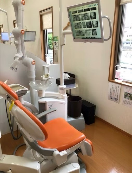 ①外観②待合室③診療ユニット