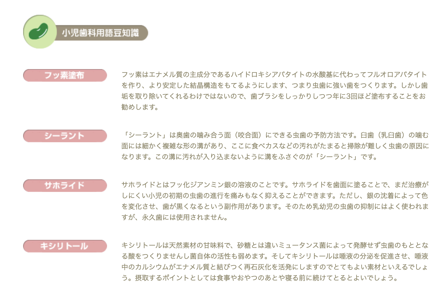 健康な歯を維持できるようサポートしています