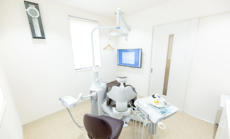 ①受付②待合室③診療室