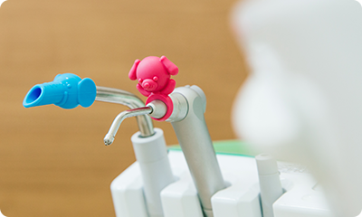 治療を受けるための練習をご提案しています