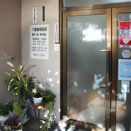 ①入口⓶診察室