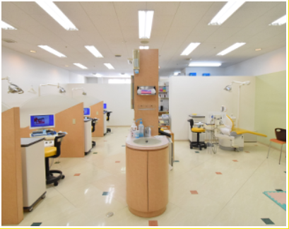 ①受付②待合い③診療室