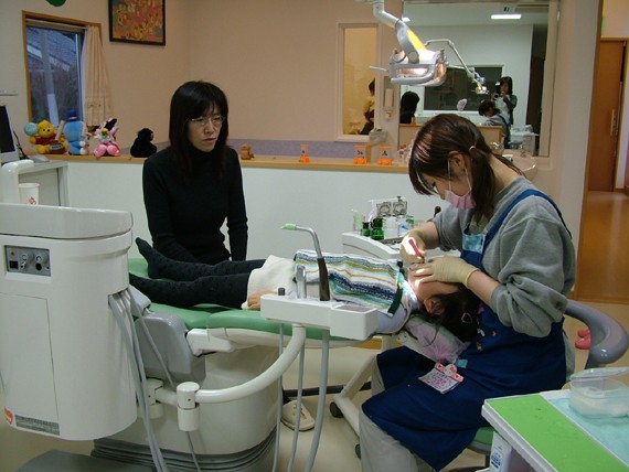 親御様も治療に同伴いただけます