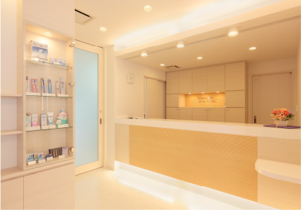 ①受付②待合室③診療室