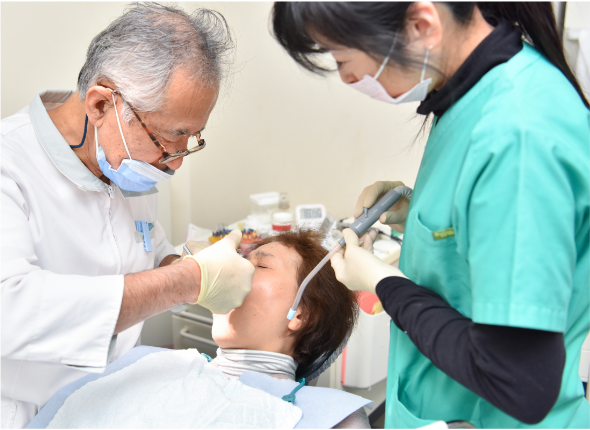 虫歯治療後も、継続的な予防ケアを実施しています