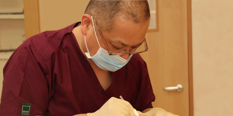 落ち着いた雰囲気の院内で安心の診療を