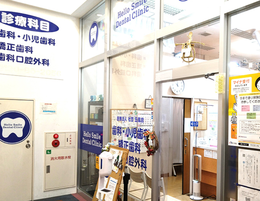 ①クリニック外観②歯科用機器③歯科用ライト