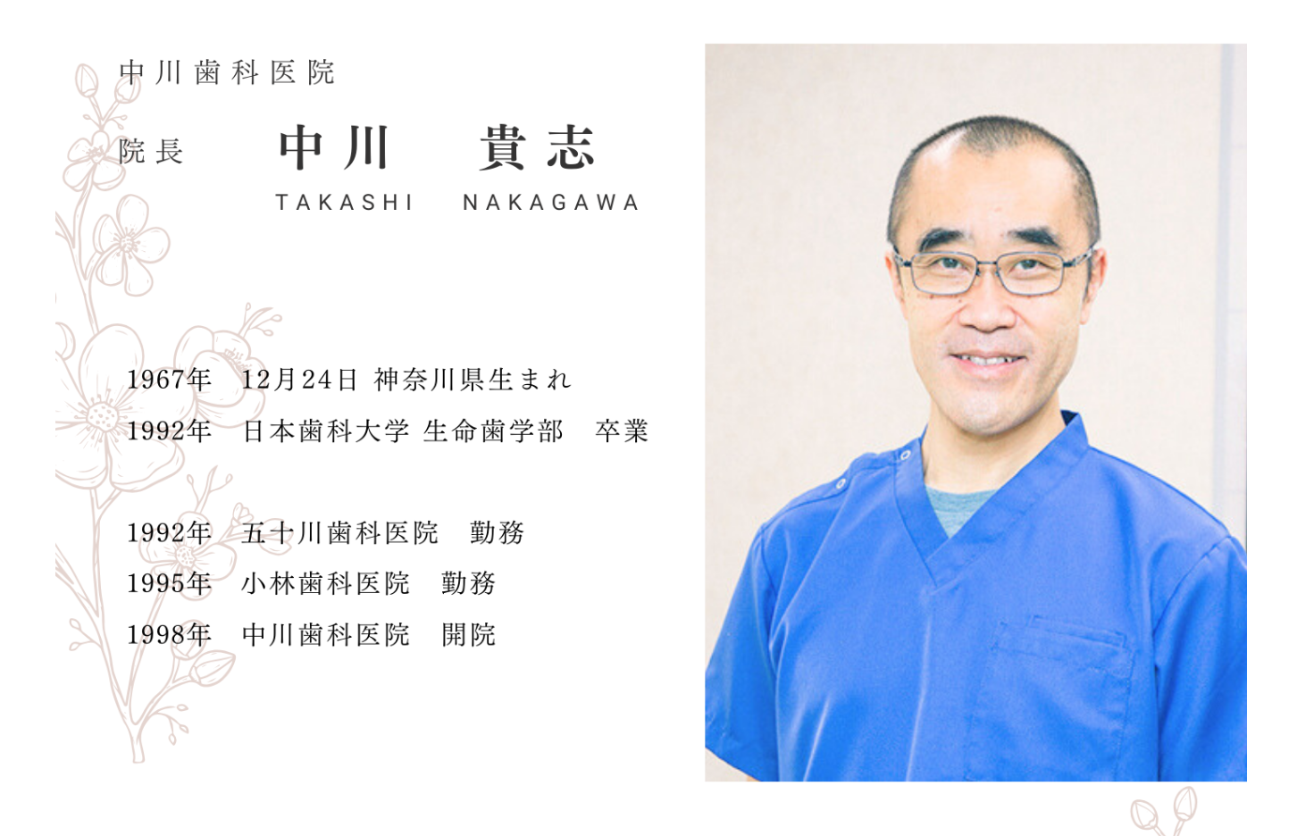 院長の中川 貴志