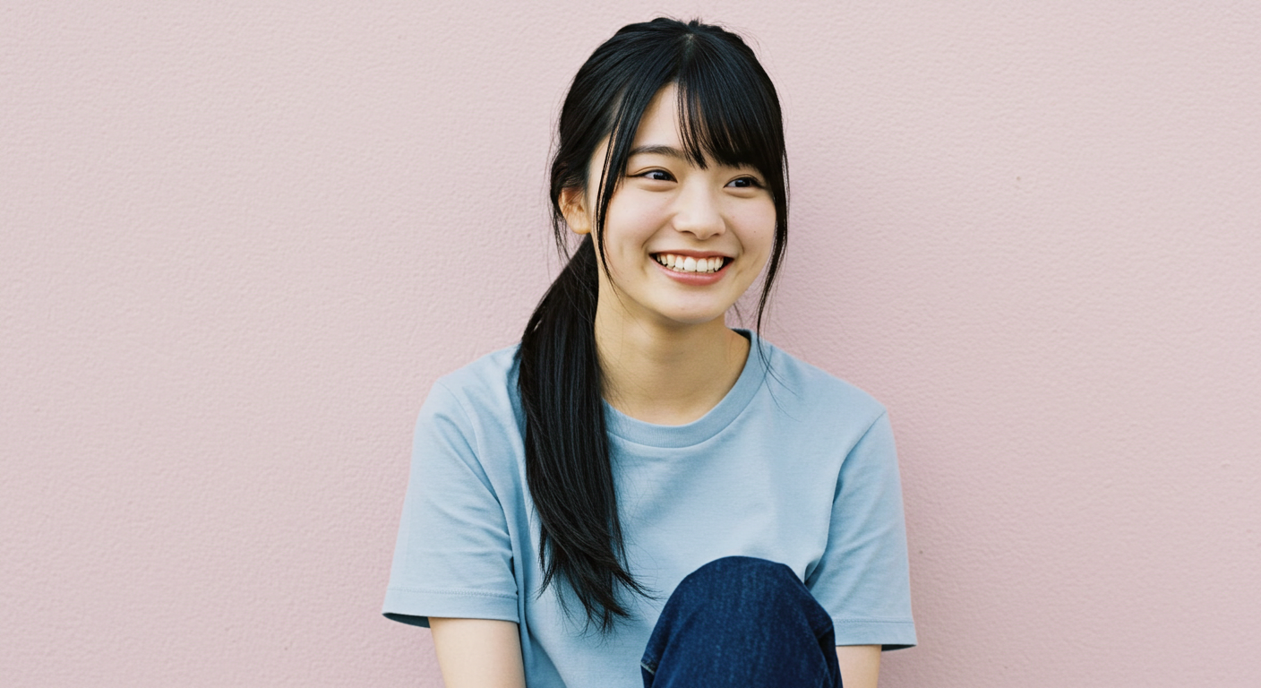 笑顔に自信をもたらす白い歯