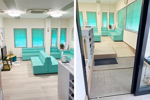 ①外観②待合室③CT完備