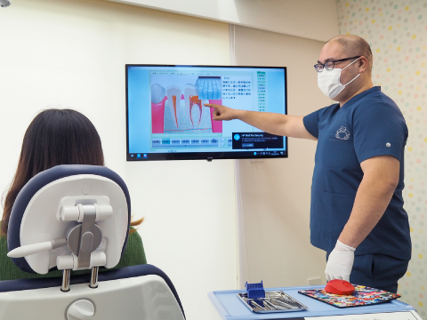 丁寧な説明を心がけています