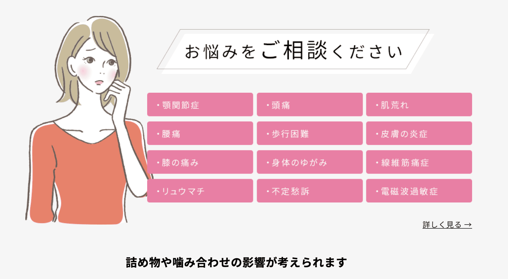 患者様一人ひとりの体質や生活環境を考慮した治療を行います