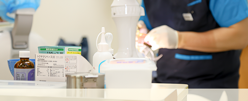 歯ぐきの変色・被せ物を白くしたい場合もおまかせください