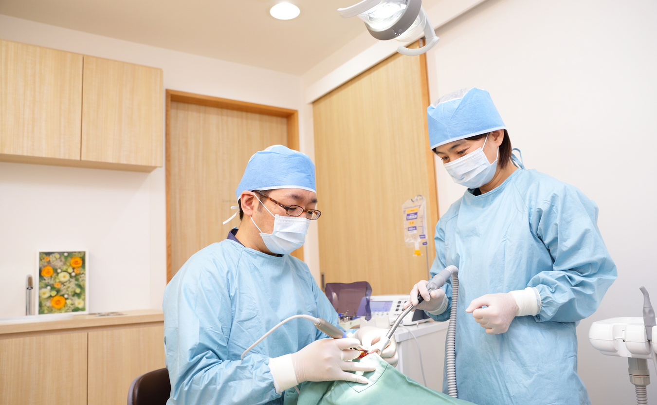 お口の中を立体的に診ることができる歯科用CTで撮影し、より正確に診断・治療