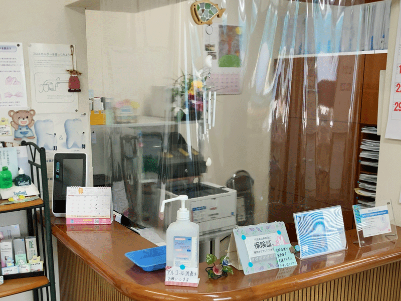 ①受付②待合スペース③レントゲン室